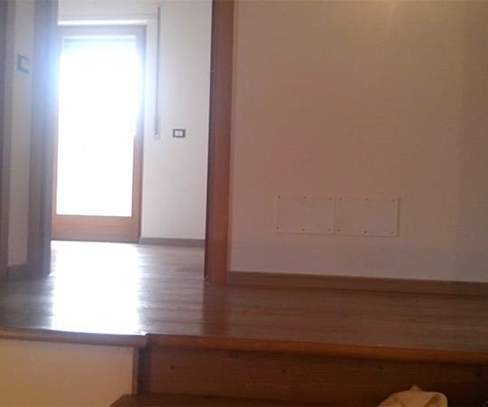 Scale del condominnio a Roe di Sedico